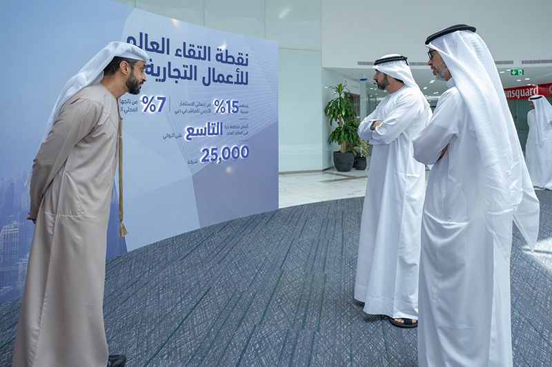 Sheikh Hamdan Visits Dubai Multi Commodities Centre, Praises Its Global Trade