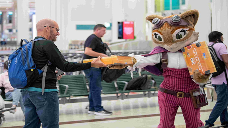 A Joyful Arrival Global Village Surprises 1,000 Travelers at Dubai Airport with Thoughtful Gifts