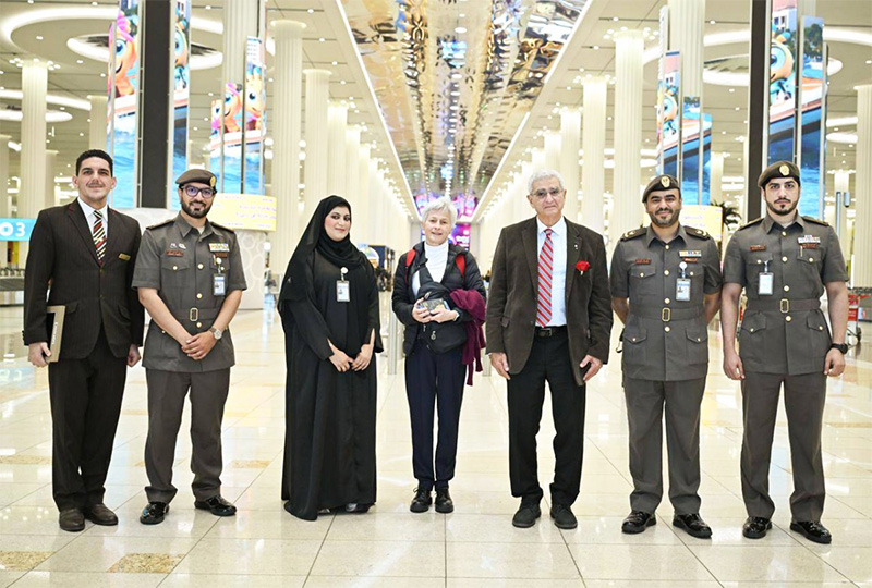 Arab Genius Award Winners at Dubai International Airport