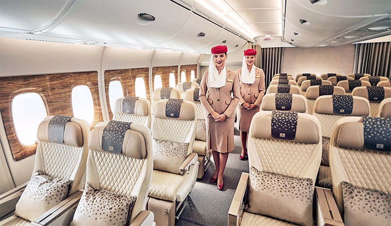 Emirates Unveils the First Fully Electric Premium Economy Seat