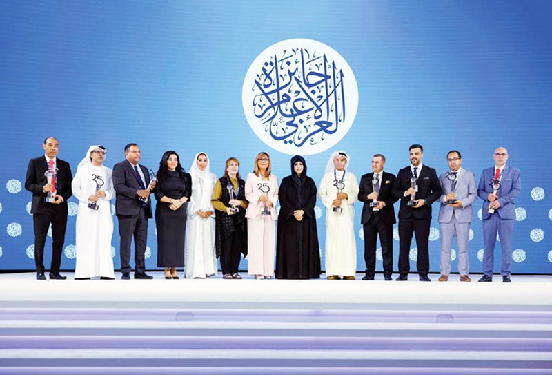 Under Mohammed bin Rashid’s Patronage, Winners in 10 Arab Media Award Categories Honored During Silver Jubilee