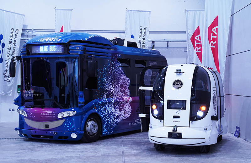 دبي تطلق الحافلات ذاتية القيادة تجاريا بدءا من عام 2027