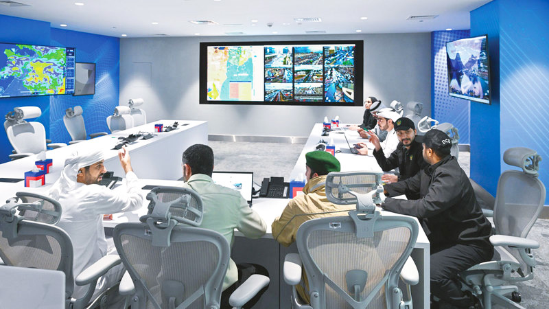 دبي.. تتجاوز منخفض العزم بكفاءة ميدانية واستجابة سريعة