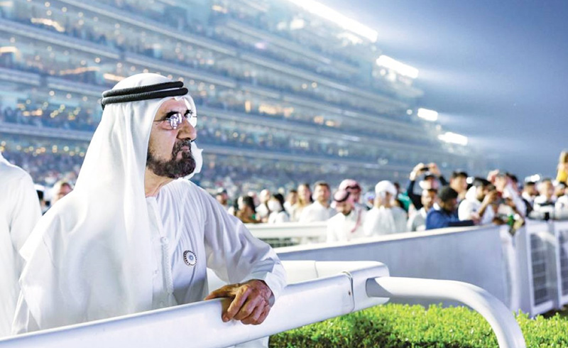 محمد بن راشد:دبي لاعب محوري في نمو وتطوير وتعزيز الطابع الدولي لرياضة سباقات الخيل